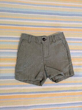 ⭐  Janie & Jack Boy's Hunter Green Shorts 12-18 months
